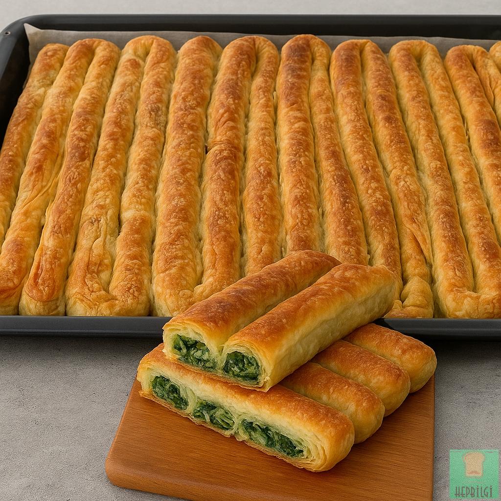 Çıtır Çıtır Ispanaklı Tepsi Böreği Tarifi - 3