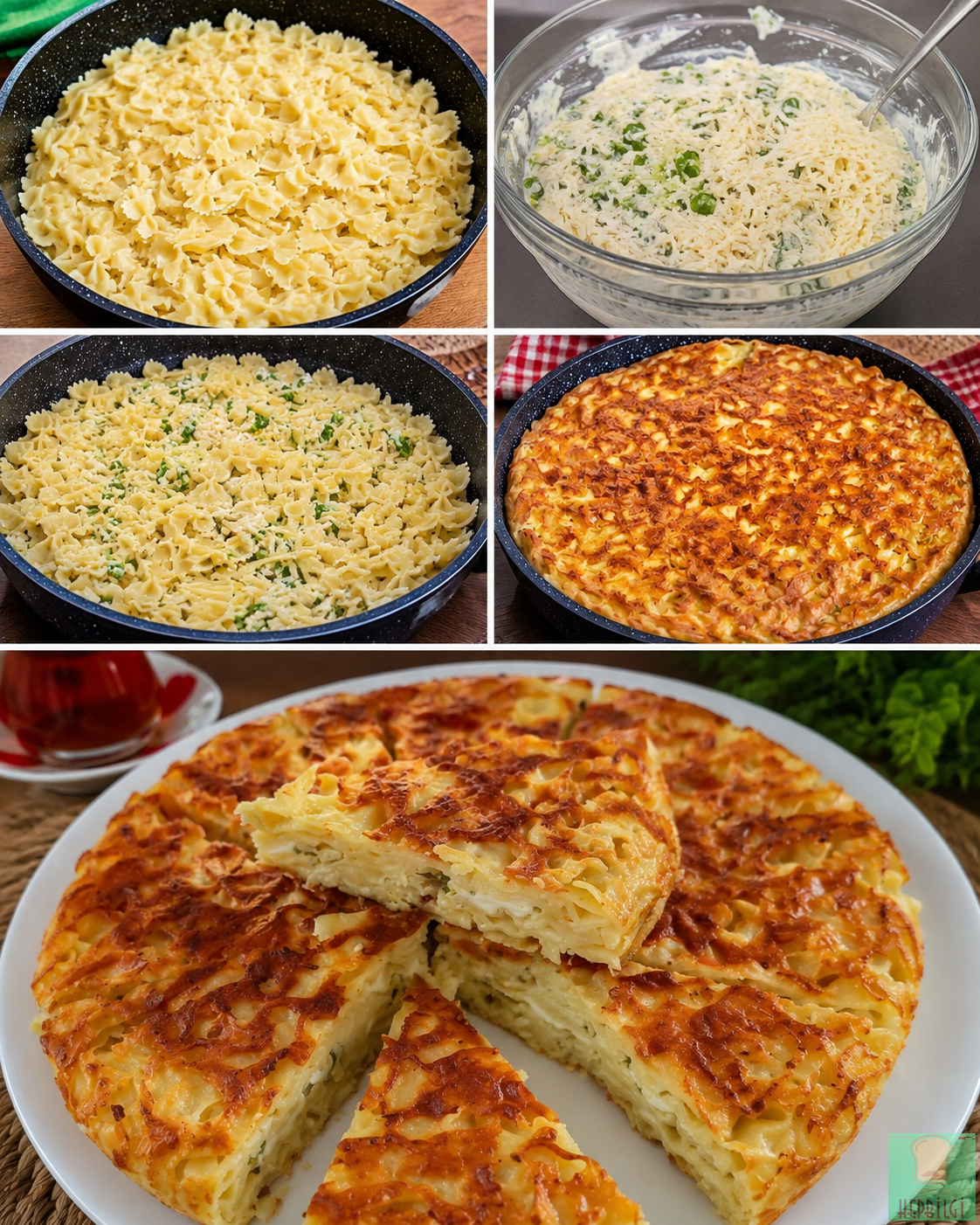 Tavada Su Böreği Lezzetinde Makarna Böreği - 2