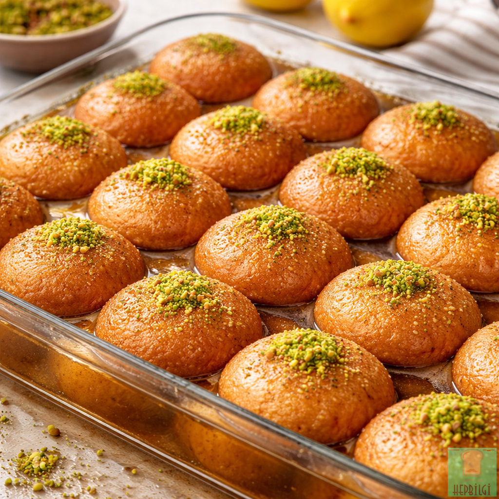 Şerbetli Borcam Tatlısı (Şekerpare / Revani Arası Yumuşacık Tarif) - 2