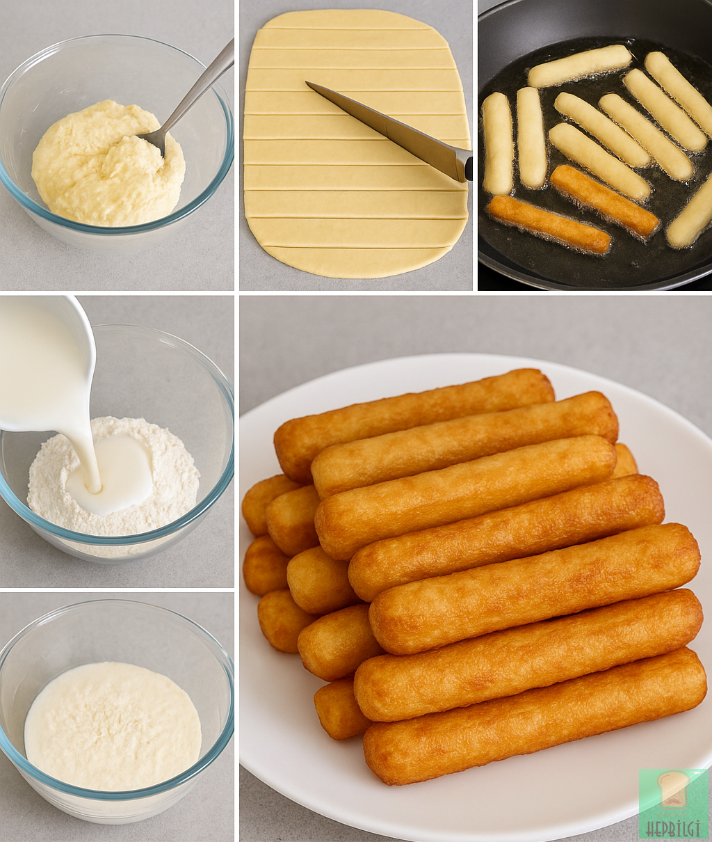 Mayasız, zahmetsiz, mis gibi kabaran çubuk pişi tarifi! - 1