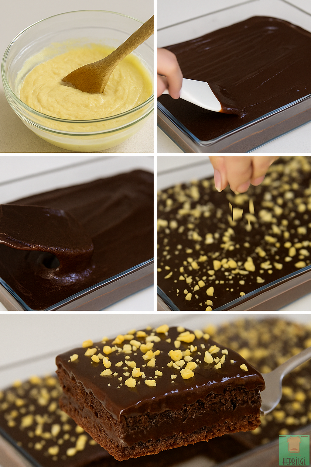 10 Dakikada Çikolata Soslu Sütlü Tatlı Tarifi - 3