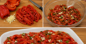 Sirkeli Közlenmiş Biber Salatası