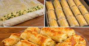 2 YUFKAYLA KOCA BİR TEPSİ PATATESLİ BÖREK