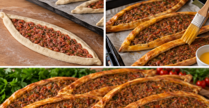 Ev Yapımı Kıymalı Pide