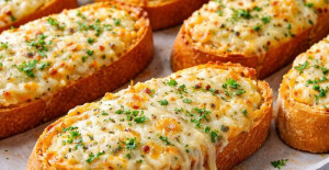 Fırında Peynirli Ekmek Dilimleri Tarifi