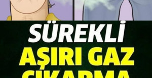 Sürekli gaz çıkarmak neyin belirtisidir?	