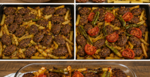 Kuru Köfte ve Patates