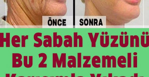 Her Sabah Yüzünüzü Bu 2 Malzemeli Karışımla Yıkayın	