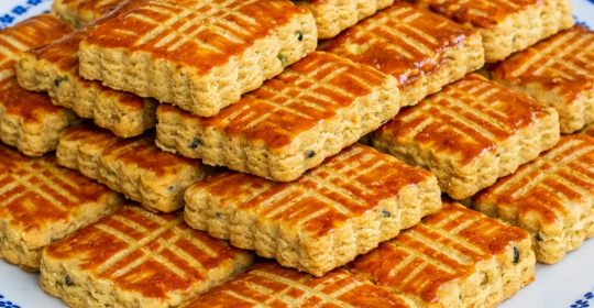 Pastane Usulü Tuzlu Gevrek Kurabiye 