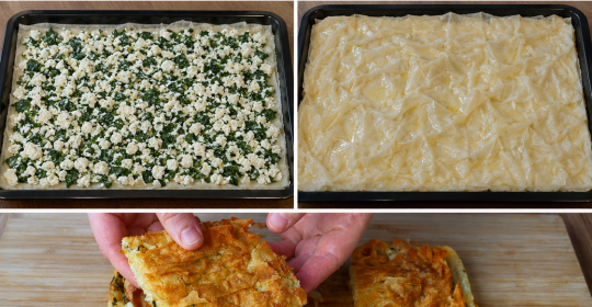 Fırında Kırpık Börek 
