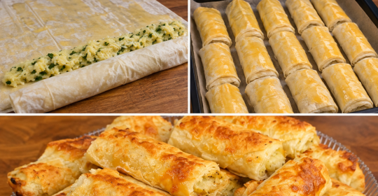 2 YUFKAYLA KOCA BİR TEPSİ PATATESLİ BÖREK