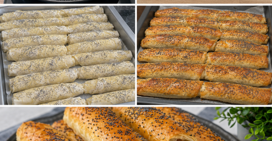 Haşhaşlı Mercimekli Çıtır Börek