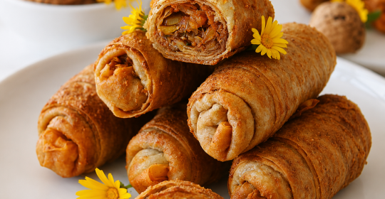 Haşhaşlı Yeşil Mercimekli Çıtır Börek