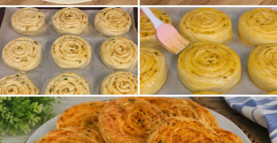 Çıtır Rulo Börek (Sarmal Tepsi Böreği)