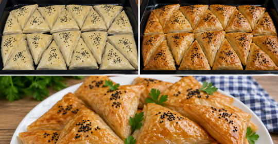Çıtır Sirkeli Üçgen Börek