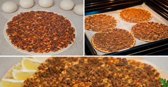 Evde Çıtır Antep Lahmacunu