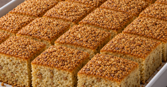 Susamlı Tahinli Nemli Kek
