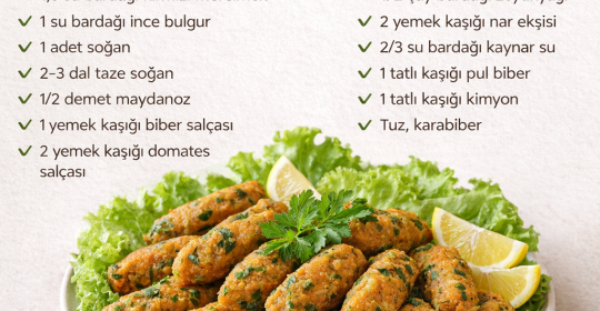 Mercimek Köftesi (Tam Kıvamında)