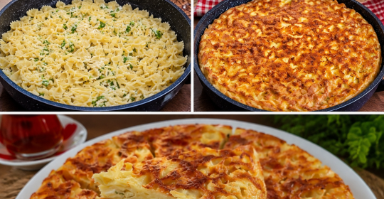 Tavada Su Böreği Lezzetinde Makarna Böreği