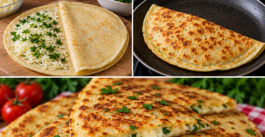 TAVADA PEYNİRLİ KREP GÖZLEME