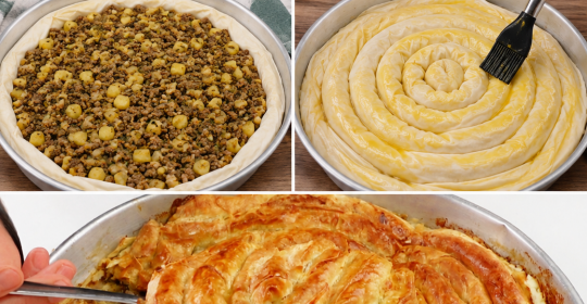 5 Yufkayla 1 Tepsi Börek