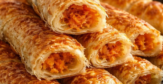 Baklava Yufkasıyla Çıtır Çıtır Havuçlu Börek