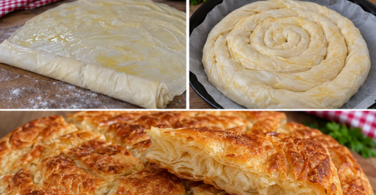 3 MALZEME İLE EL AÇMASI ÇITIR BÖREK