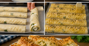 Milföy Gibi Pul Pul Dağılan Çıtır Börek