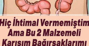 2 Malzemeli Karışım ile 2 Dakikada Bağırsaklarınızı Boşaltıp Rahatlatın	