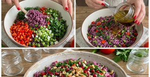 Şalgamlı Arpa Şehriye Salatası