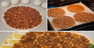 Evde Çıtır Antep Lahmacunu