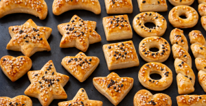 Sirkeli Tuzlu Kurabiye (Şekil Şekil)