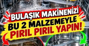 BULAŞIK MAKİNENİZİ PIRIL PIRIL YAPAN 2 MALZEMELİ TEMİZLİK YÖNTEMİ