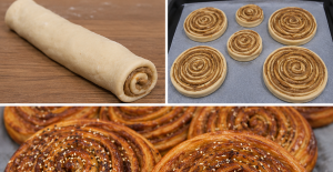 Fırından Alınmış Gibi Tahinli Çörek 