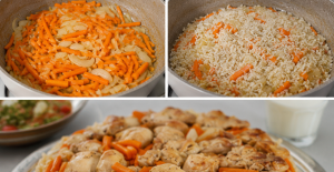 Tavuklu Özbek Pilavı