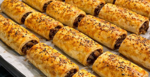 Çıtır Çıtır Mantarlı Rulo Börek