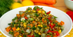 Protein Deposu Yeşil Mercimek Salatası