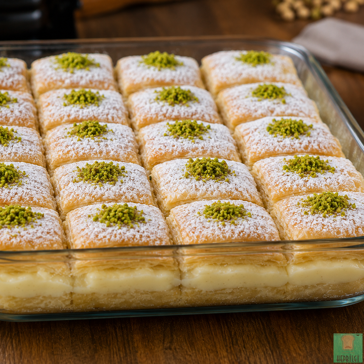 Muhallebili Milföy Tatlısı Tarifi - 1