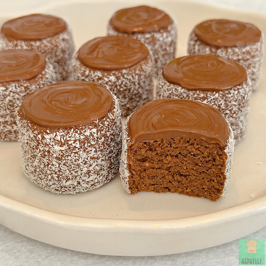 5 Dakikada Pratik Çikolatalı Hindistan Cevizli Mini Pasta Tarifi - 3