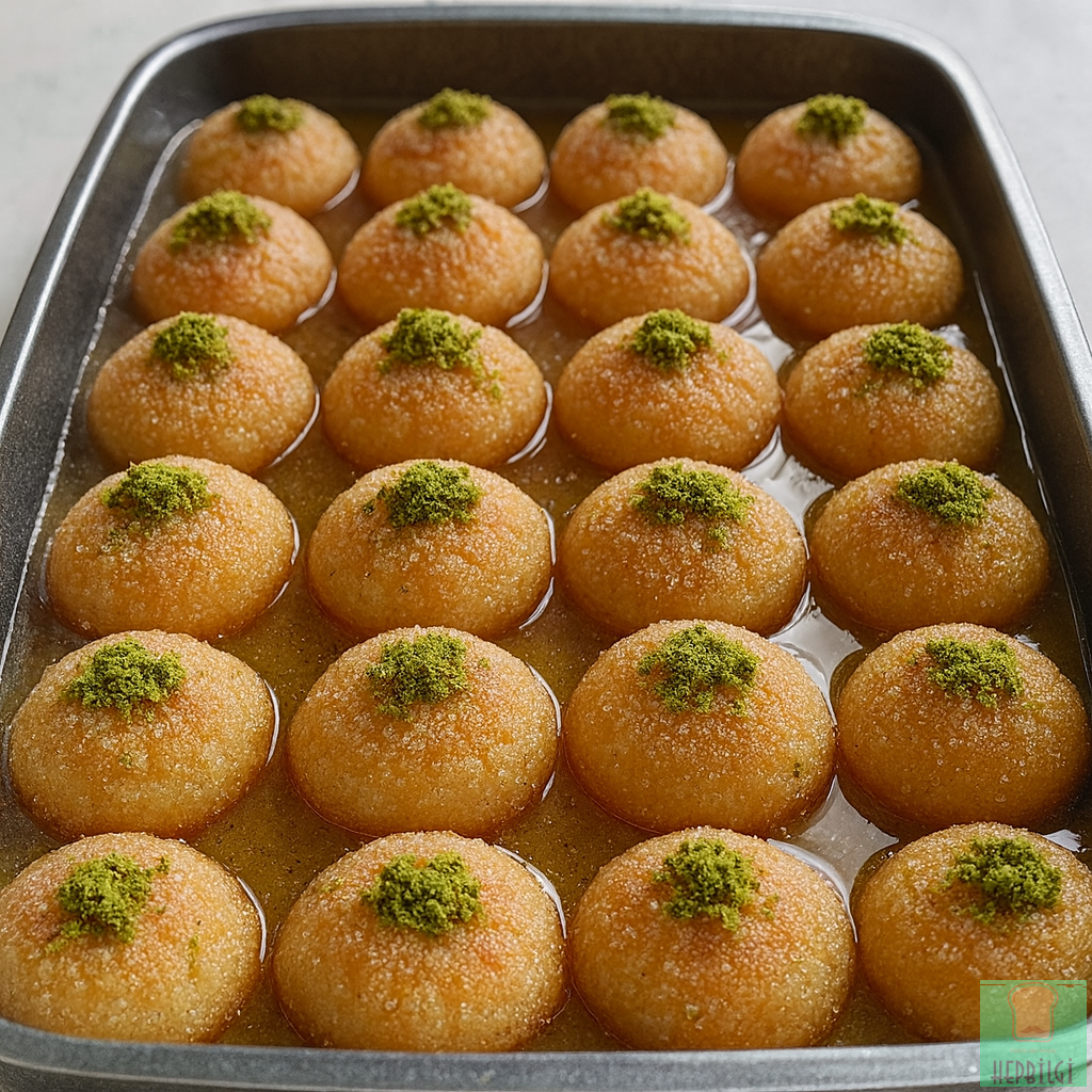 Lokmalık İrmik Tatlısı (Tam Ölçülü) Tarifi - 1