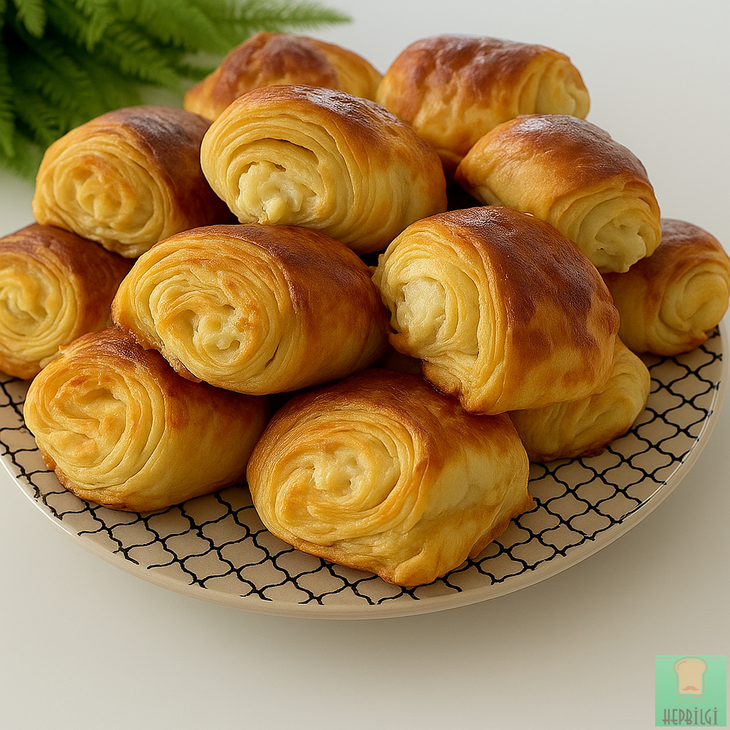  Pastane Usulü Katmer Poğaça Tarifi (Kat Kat Açılan) - 3