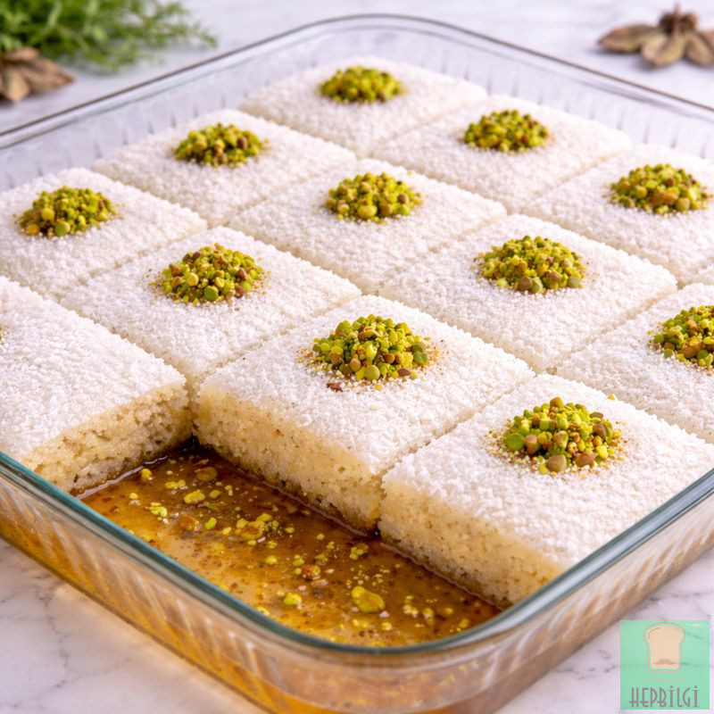  Şerbetli Hindistan Cevizli Borcam Tatlısı Tarifi - 1