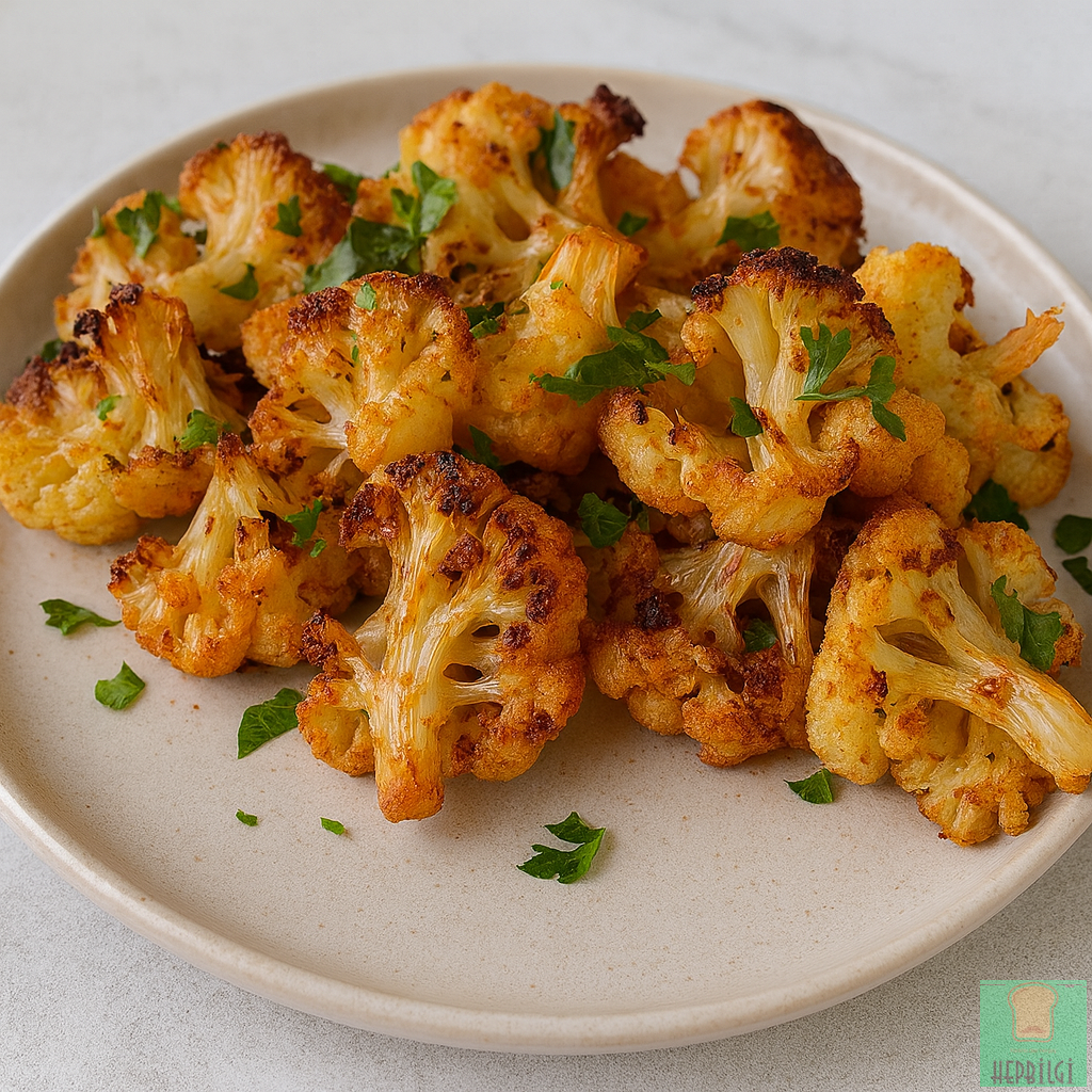 Fırında Soslu Karnabahar Kızartması (Kokmadan,Yağ Çekmeden) - 3