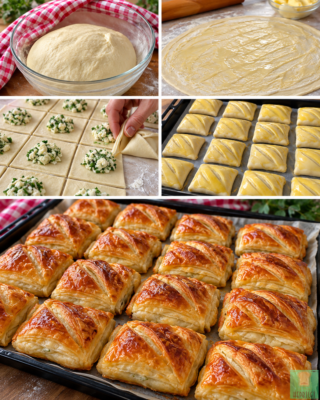 HAZIR MİLFÖYE SON! EVDE KAT KAT ÇITIR BÖREK - 3