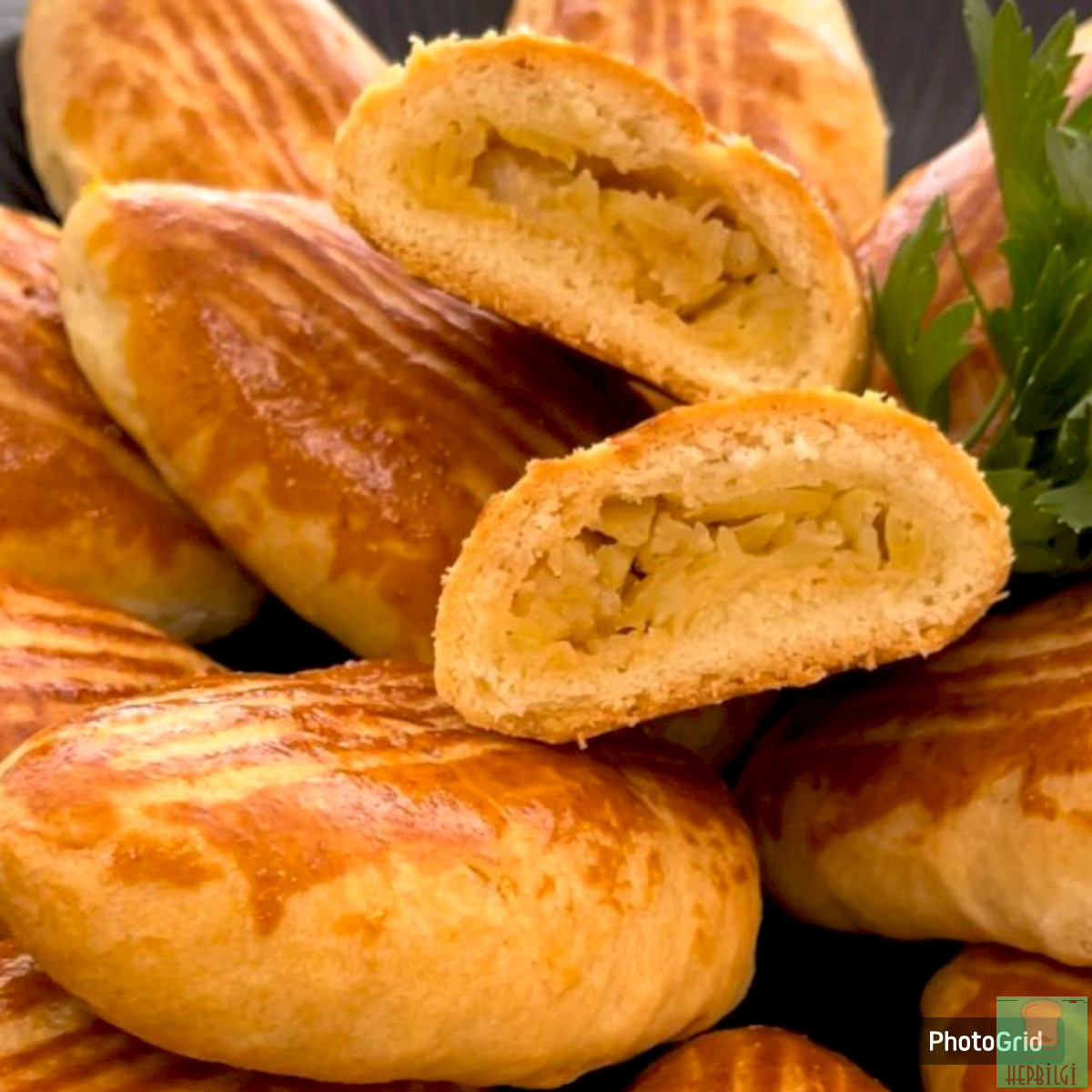 Dışı Kıyır Kıyır İçi Yumuşacık Patatesli Poğaça - 1