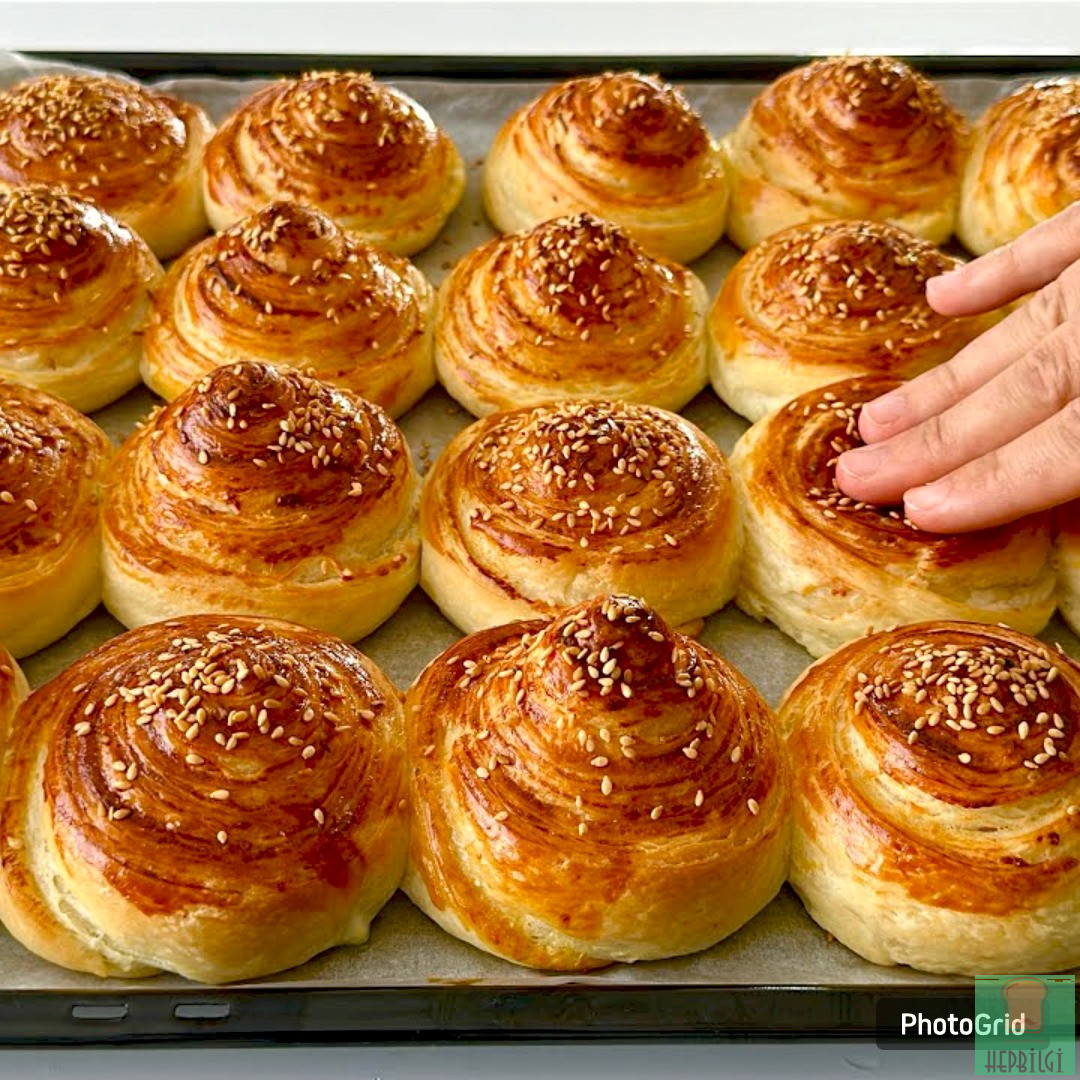 Puf Puf Yumuşacık Rulo Poğaça - 3