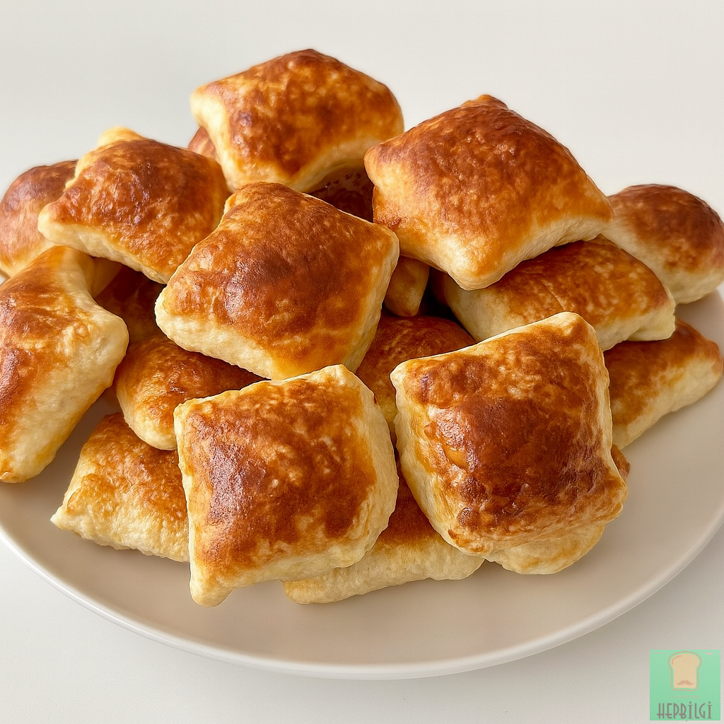 Oklavasız El Açması Peynirli Börek Tarifi - 2