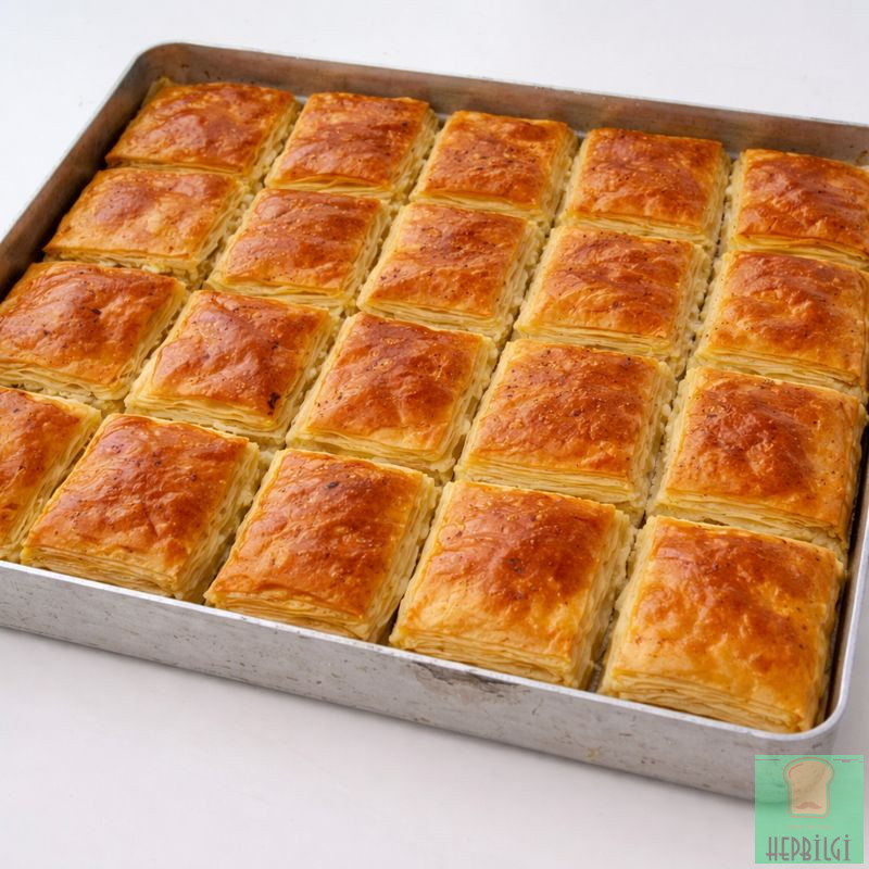 2 Bezeyle Kat Kat Çıtır Tepsi Böreği - 1