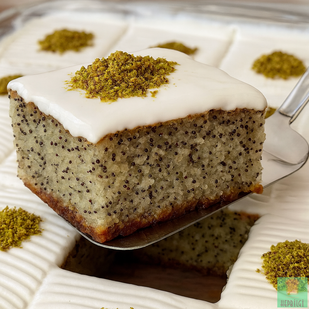 Kremalı Haşhaşlı Revani Tarifi - 2