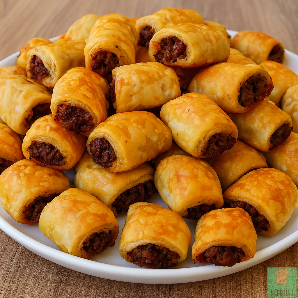 Pul Pul Dökülen Çıtır Kıymalı Börek Tarifi - 4